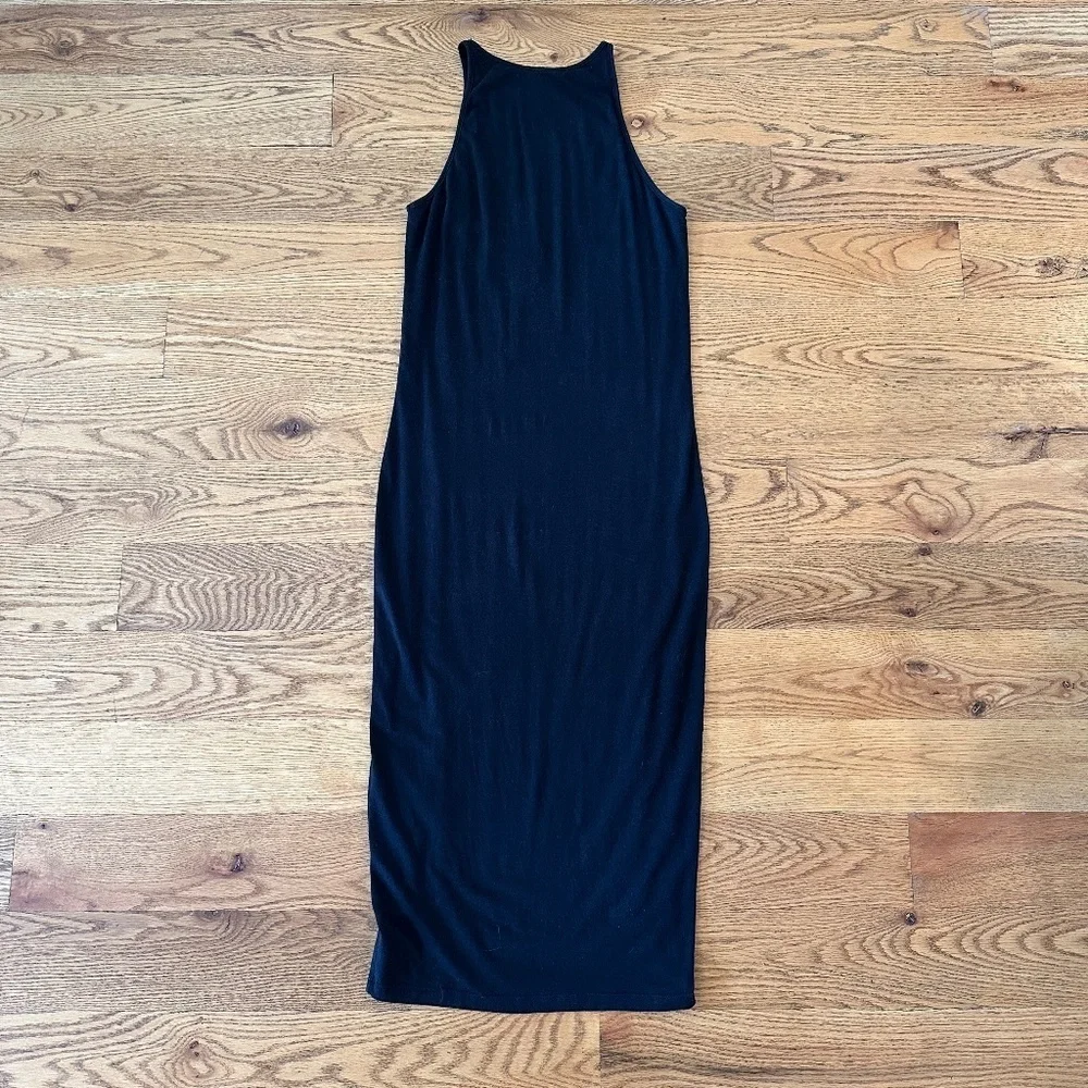 Athleta Midi Slimming Tank Dress in Black (Size XS) - Picture 7 of 7